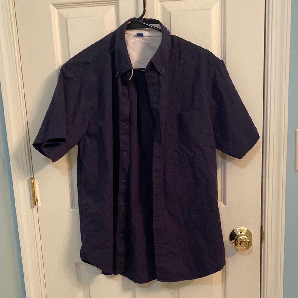 Navy Blue Classic Casual Shirt